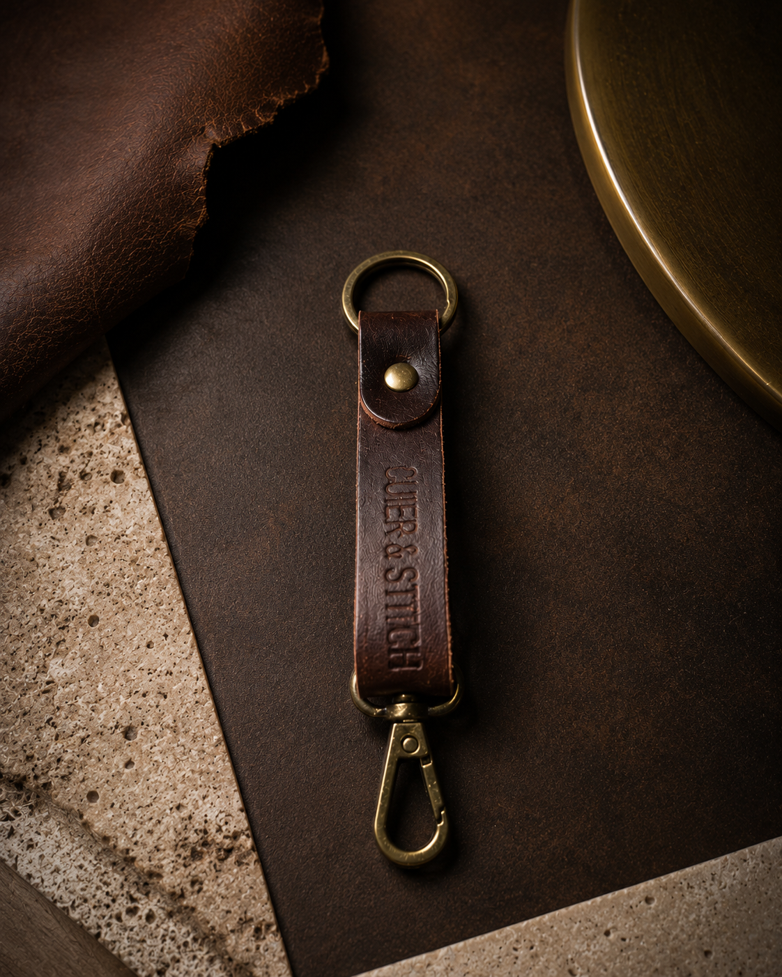 Classic Leather Key Ring
