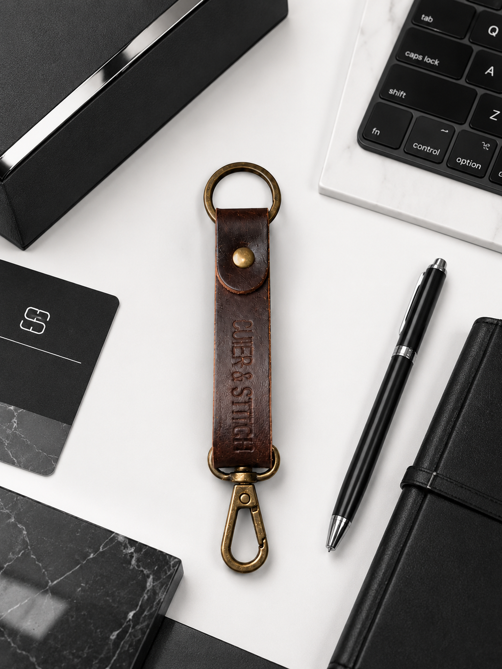 Classic Leather Key Ring