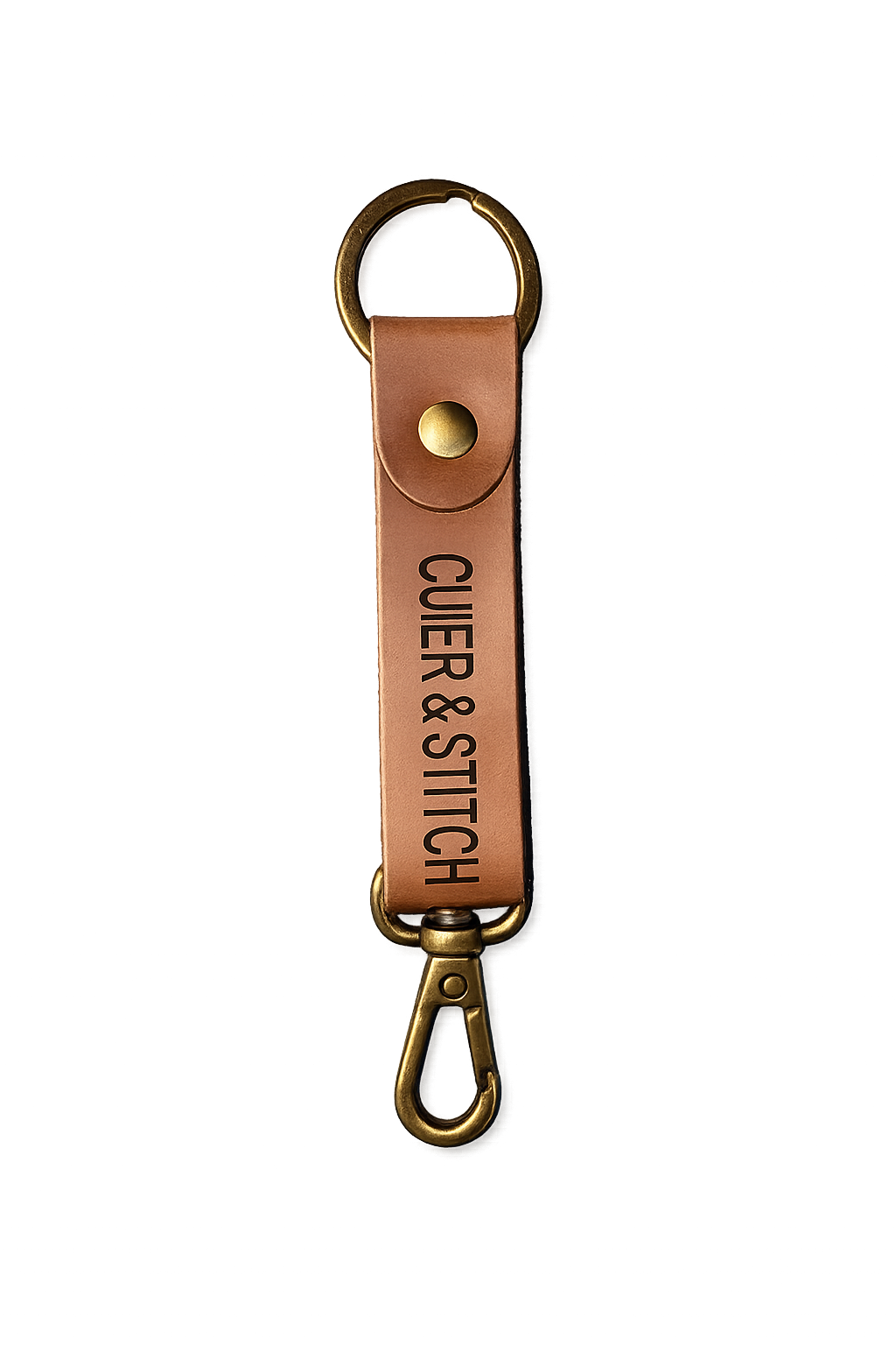 Minimalist Leather Keychain