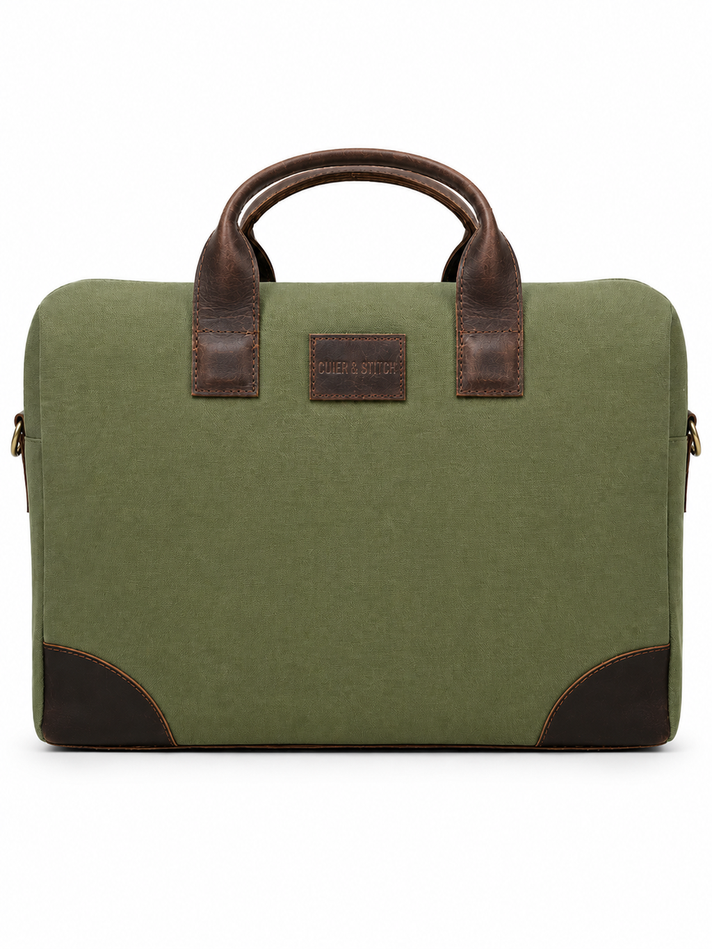 Canvas Office Bag Green