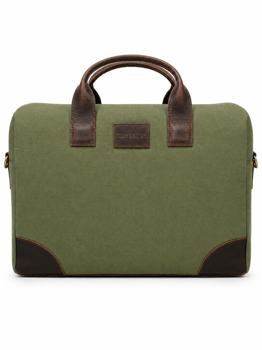 Canvas Office Bag Green