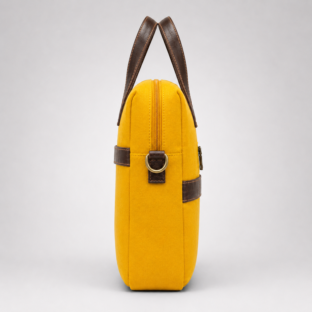 Canvas Office Bag Vibrant Yellow