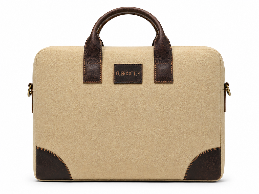Canvas Office Bag Cream