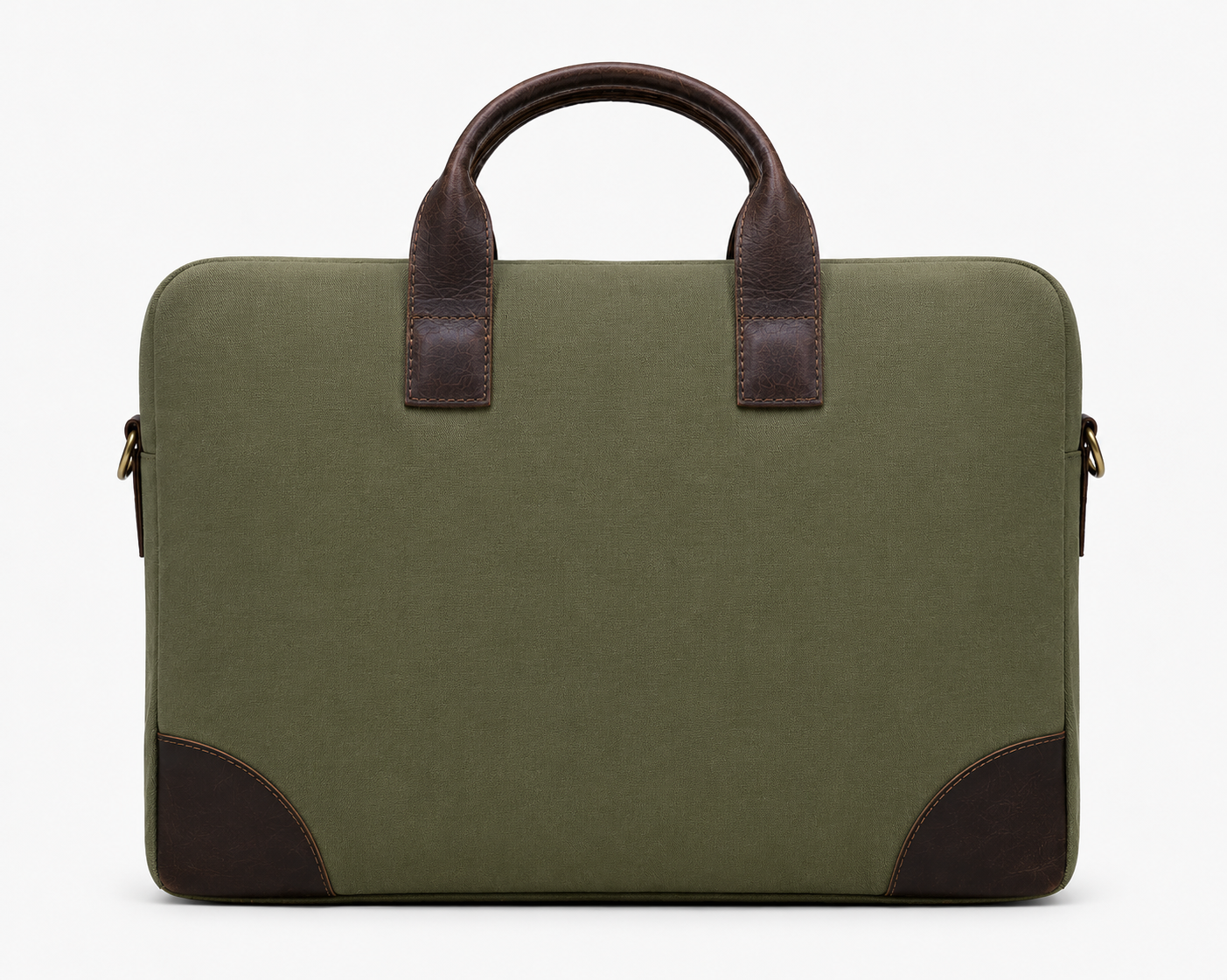 Canvas Office Bag Green