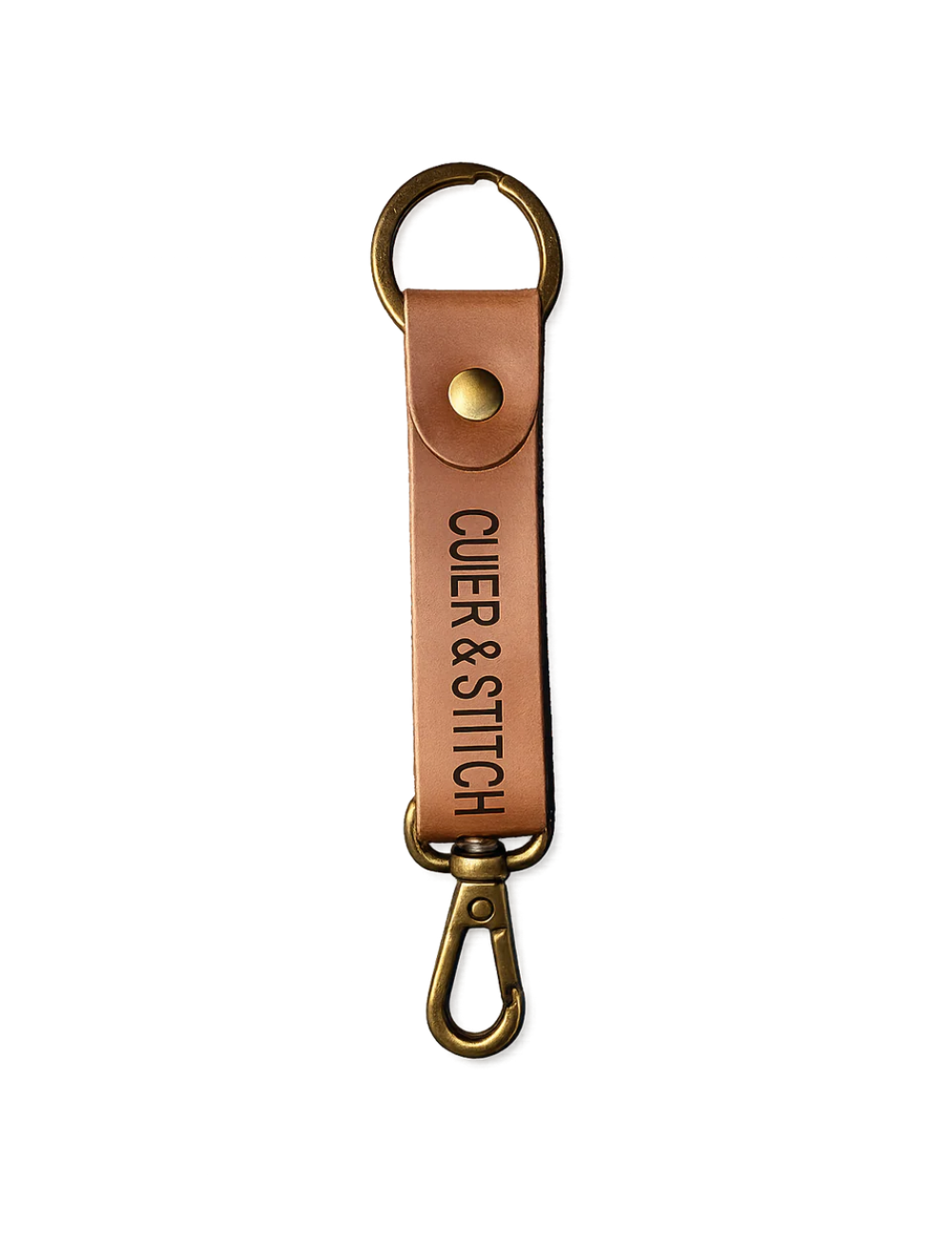 Minimalist Leather Keychain