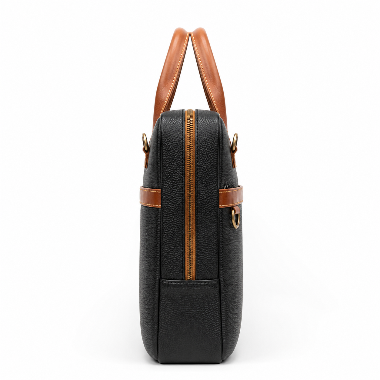 Black & Tan Office Bag