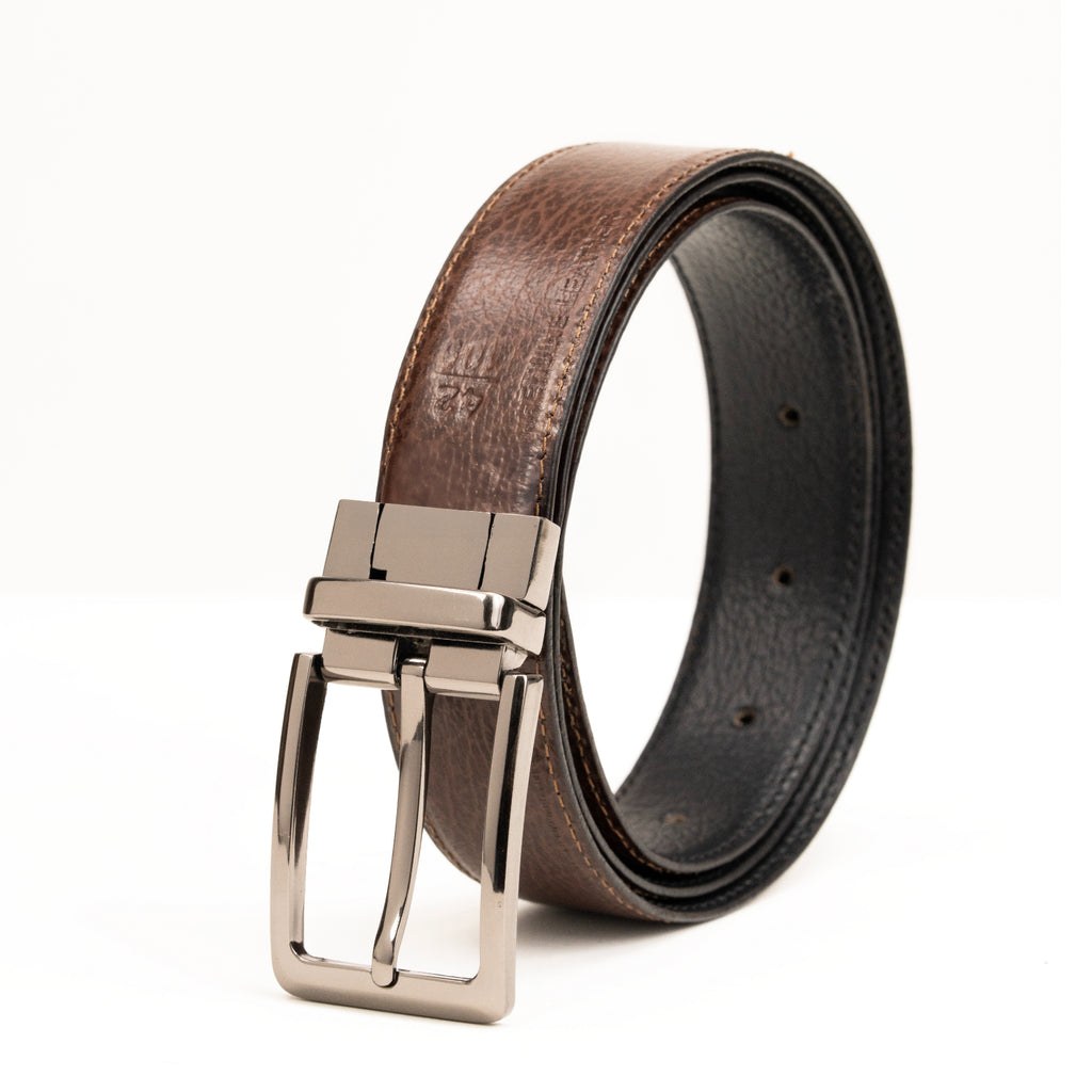 Brown & Black Formal Belt