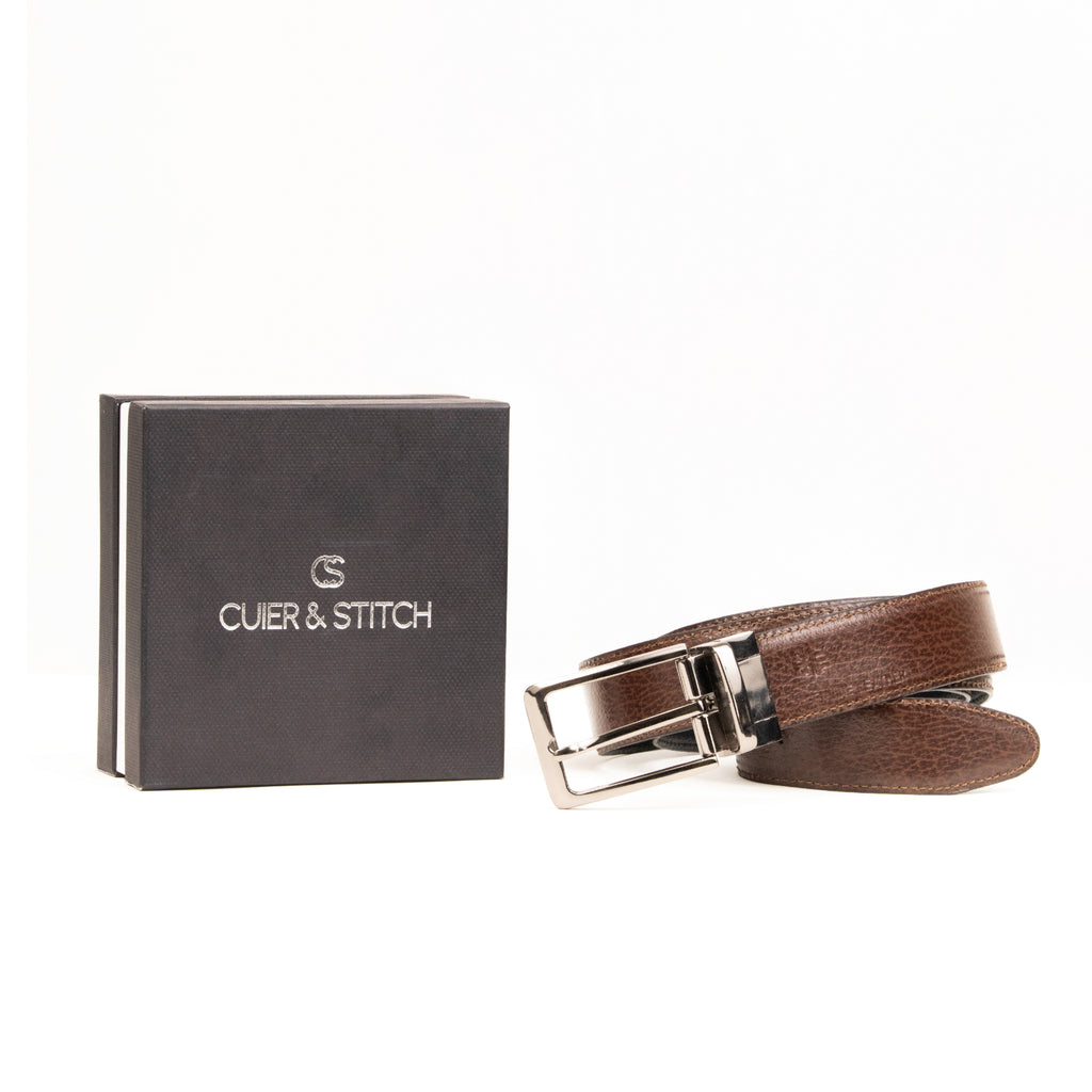 Brown & Black Formal Belt