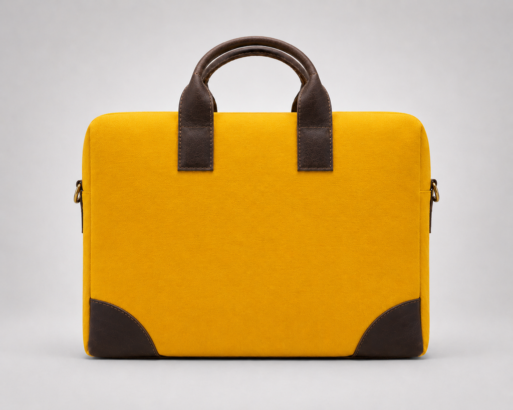 Canvas Office Bag Vibrant Yellow